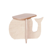 Lade das Bild in den Galerie-Viewer, Neo Wal Holztier Kinderhocker Kinderstuhl Sitztier Wal Kinderzimmer Das Stecktier
