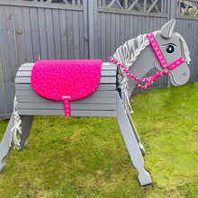Lade das Bild in den Galerie-Viewer, 3tlg. Set Satteldecke, Halfter und Zügel