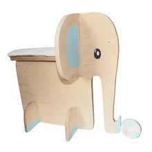 Lade das Bild in den Galerie-Viewer, Emil Elefant Holztier Sitztier Kinderzimmer Das Stecktier Indoor