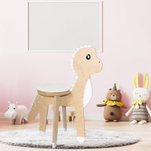 Lade das Bild in den Galerie-Viewer, Lino Dino Steckdino Holztier Kinderhocker Kinderstuhl Sitztier Kinderzimmer Das Stecktier