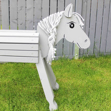 Lade das Bild in den Galerie-Viewer, Holzpferd Pony klitzeklein 50 cm Stockmaß