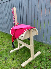 Lade das Bild in den Galerie-Viewer, Sattelbock naturbelassen Zubehör Halterung Sattel