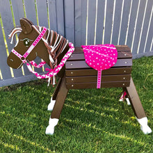 Lade das Bild in den Galerie-Viewer, Holzpferd Pony klitzeklein 50 cm Stockmaß