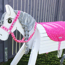 Lade das Bild in den Galerie-Viewer, 3tlg. Set Satteldecke, Halfter und Zügel