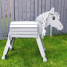 Lade das Bild in den Galerie-Viewer, Holzpferd Pony klitzeklein 50 cm Stockmaß