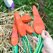 Lade das Bild in den Galerie-Viewer, Möhren Holzpferd Futter