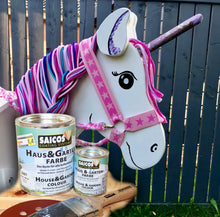 Lade das Bild in den Galerie-Viewer, Pimp my Holzpferd Einhorn Mähne Set Schablone