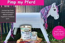 Lade das Bild in den Galerie-Viewer, Pimp my Holzpferd Einhorn Mähne Set Schablone